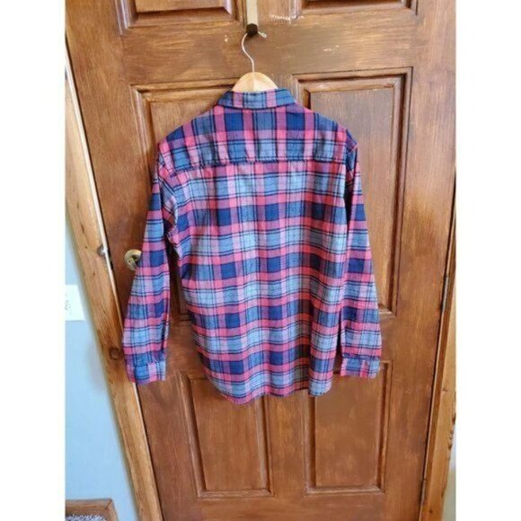 Stillwater Supply Co.‎ Red Plaid Casual Button-Down Long Sleeve Sz. L Shirt - Picture 2 of 7